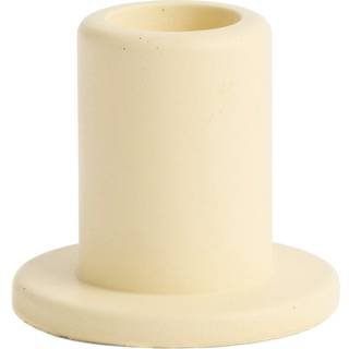 HAY - Tube Candleholder S - Concrete - Lime Gul