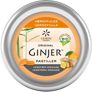 Lime Pharma GINJER® Ingefær ORANGE Pastiller Ø (40 g)