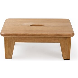 Consdan trin afføring til sengen USA Grown Oak Wooden Step afføring til voksne Træstetrinstole til seniorer 6.5 """" Høj sengestolen NUSLIP MAT NO