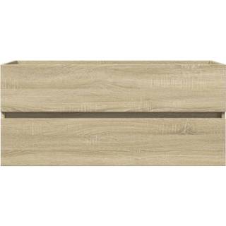 Underskab Til Håndvask 100X38,5X45 Cm Konstrueret Træ Sonoma-Eg