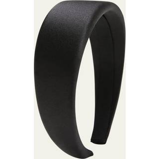Jennifer Behr Kate silk-blend headband - black - One Size