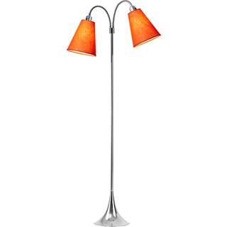 Fodgænger Gulvlampe - Krom/Orange - Nielsen Light