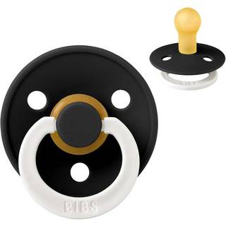 BIBS Rund Colour Sut - Str. 1 - Naturgummi - GLOW - Black