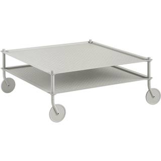 Muuto Flow Sofabord 95x95 Cm t - Sofabord Pulverlakeret Stål Grå - 98390