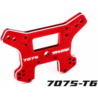 Traxxas - TRX9639R - Shock tower, front, 7075-T6 aluminum (red-anodized) (fits Sledge®)