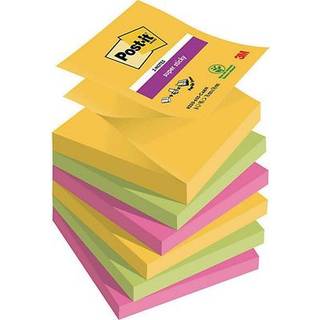 Post-it Super Sticky z-notes 76x76mm Carnival 6stk