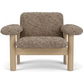 Audo Copenhagen Brasilia Lænestol Lav Ryg Eg / Sheepskin - Lænestole Fåreskind Sahara - 71020-005689