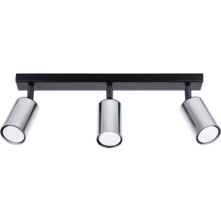 Loftlampe WINX 3 - Sort/Krom