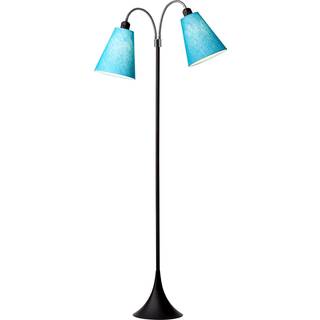 Fodgænger Gulvlampe - Sort/Turkis - Nielsen Light