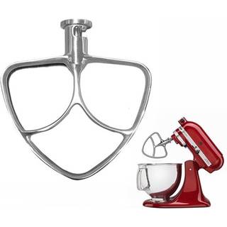 Flad mixer i rustfrit stål til Kitchen Aid 5QT