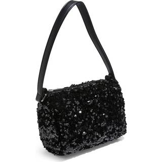 Mille Glitter Skuldertaske, Black