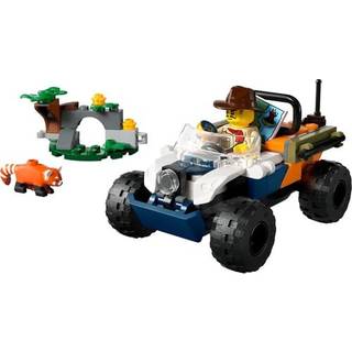 Lego City Jungle Explorer ATV Red Panda Mission Car Toy Fun Summer Toy For Kids Airkler 6 og op Jungle Explorer Minifigure & Animal Fig