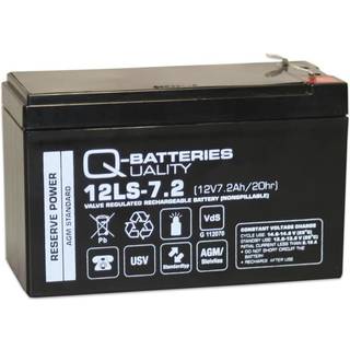 Q-Batteries 12LS-7.2 F2 12V 7.2Ah AGM batteri