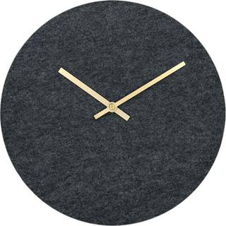 Hemverk - Vægur - Felt grå - Ø28 cm - Kobber visere