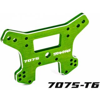 Traxxas - TRX9639G - Shock tower, front, 7075-T6 aluminum (green-anodized) (fits Sledge®)