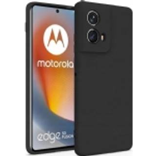 Sort bagcover til Motorola Edge 50 Fusion