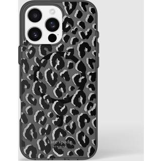 kate spade new york City Leopard Black MagSafe-etui til iPhone 16 Pro Max - Designer-telefonetui