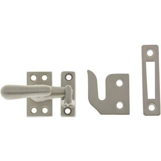 IDH af St. Simons 21013-015 Professionel kvalitetskvalitet Solid messing Lille Casement Fastener Satin Nickel