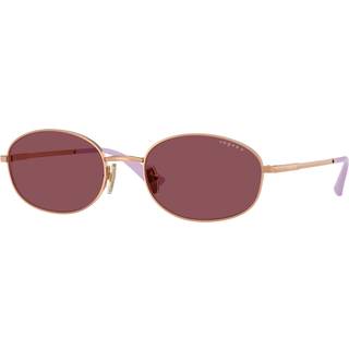 VOGUE EYEWEAR Kvinde VO4323S 51525Q Solbriller Metal Guld Violet Rund Polariseret