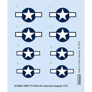 P-51D US national insignia
