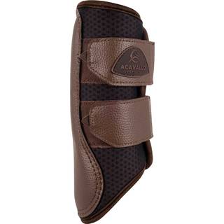 Acavallo - Gamacher, perforeret neopren, forben, 2 remme - M / DARK BROWN