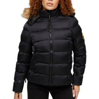 Zavetti Canada Virna Slim Puffer Jacket, Black