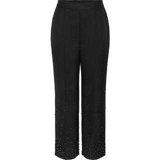 PIECES dame bukser PCRU - Black - L