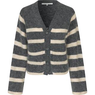 Ovalis Knit Wide Sleeve Cardigan, Volcanic Ash, M
