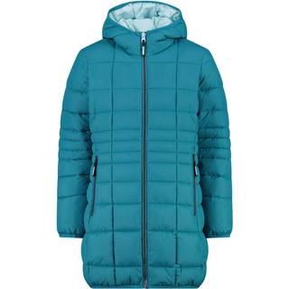 CMP Kid's Coat Fix Hood Frakke Børn størrelse 116 farve turkis