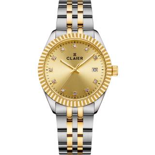 Claier Diamond CL0011 - Dame - 34 mm - Analog - Quartz - Safirbelagt Mineralglas