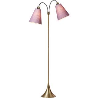Fodgænger Gulvlampe - Antik Messing/Lyng - Nielsen Light