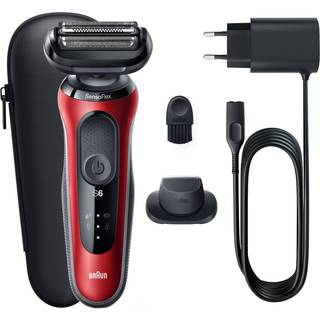 Braun Barbermaskine Series 6 61-R1200s Rød