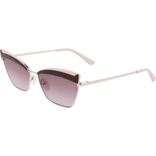 Karl Lagerfeld Kvinde KL323S 721 Solbriller Metal Guld Rosa Cat Eye Skygge