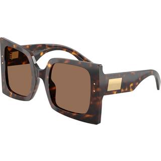Dolce & Gabbana Kvinde DG4490 502/73 Solbriller Acetat Skildpadde Brun Firkantet Normal