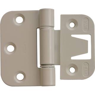 PN Beslag hængsel snap-in, justerbart, pulverlakeret hvid - 2 stk.
