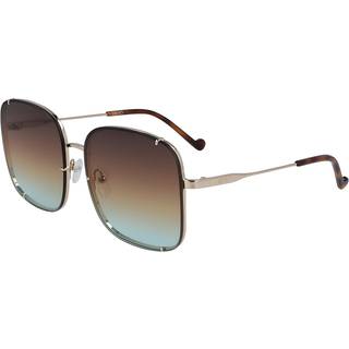 Liu Jo Kvinde LJ138S 710 Solbriller Metal Guld Brun Firkantet Normal Skygge