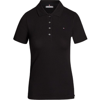 1985 Slim Pique Polotrøje, Black, XL