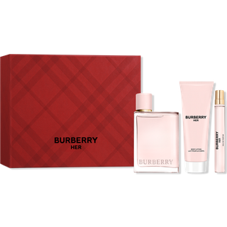 Burberry Burberry Her Gavesæt 100ml EDP + 75ml Body Lotion + 10ml EDP