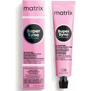 Matrix Super Sync Pre-Bonded demipermanent hårfarve Skygge 6BR Brown Red Light Brown 90 ml - 90 ml