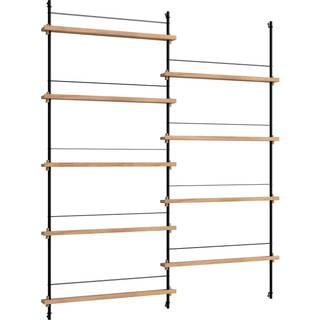 Moebe Magazine Shelving MS.180.2 Eg/Sort