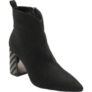 Lotus Lotus Black Pointed Toe Ankle Boots