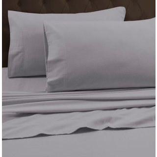 Tribeca Living California King Luxury Solid flanel Ekstra dyb lomme monteret ark passer op til 24 """" Madras Platinum