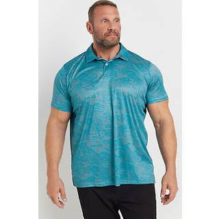 BadRhino Big & Tall BadRhino Big & Tall Blue Golf Polo Shirt