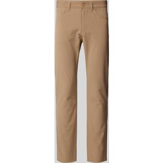 BOSS Black Herren Jeans beige Slim Fit