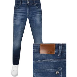 BOSS Orange Herren Jeans blau