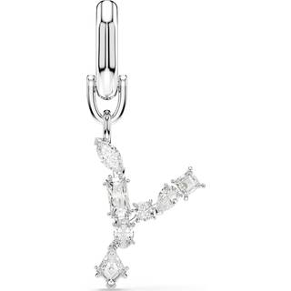 Symbolica Charm, Y, Weiß, Rhodiniert