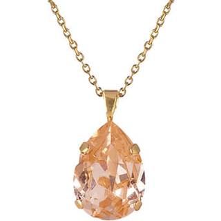 Mini Drop halskæde light peach