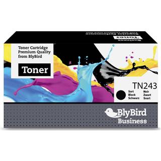 BlyBird TN243BK Sort Lasertoner, 1.400 sider