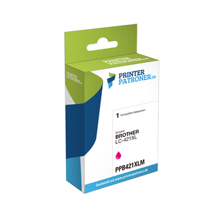 Magenta blækpatron - Brother LC421XL - 500 sider