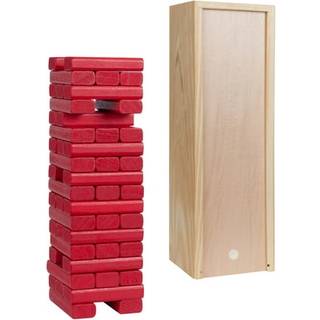 Vi spil tr?blokstabling festspil til voksne tumble t?rn bryllup g?stebog alternative bordpladspil inkluderer opbevaringssag 12 tommer